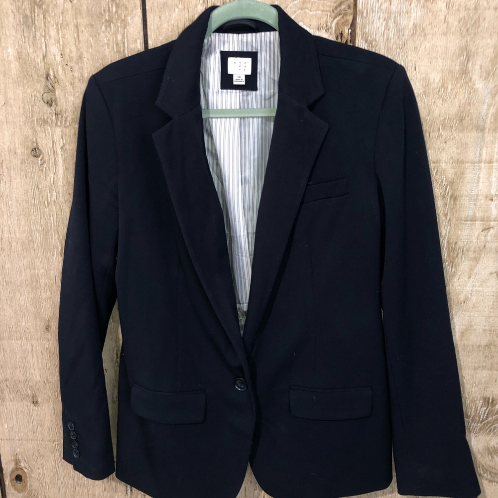Navy Blue Suit Jacket